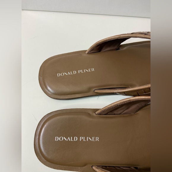 Donald Pliner Men’s Woven Leather Strap Sandal size 12 M Brown ~ Brazil ￼~ New - Picture 5 of 10